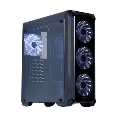 ZALMAN™ i3 EDGE ATX Mid Tower Black ,Tool-free, no PSU, 4X120MM LED FAN, USB2.0/3.0, Audio