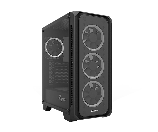 ZALMAN™ Z7 neo ATX Mid Tower Black ,Tool-free, no PSU, 4X 120mm FAN RGB , USB3.0, Audio