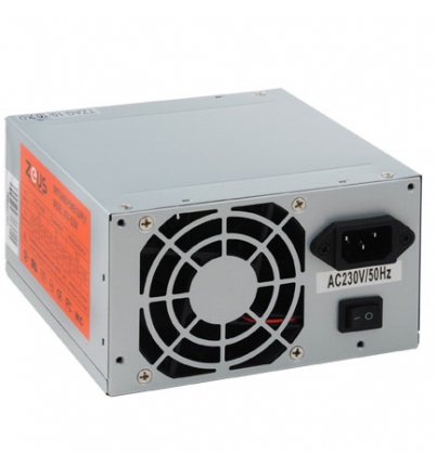 ספק כח ZEUS MAX 520W 80MM FAN 20+4 PIN +SATA POWER