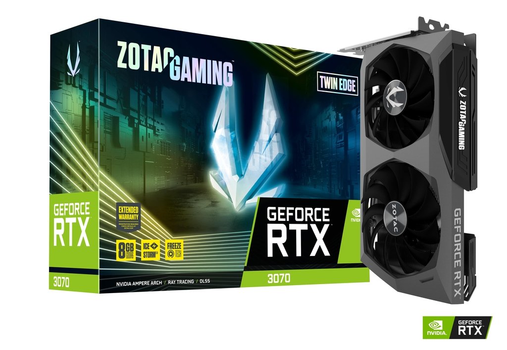 ZOTAC GAMING GeForce RTX 3070 Twin Edge / DisplayPort / HDMI, PCI-E