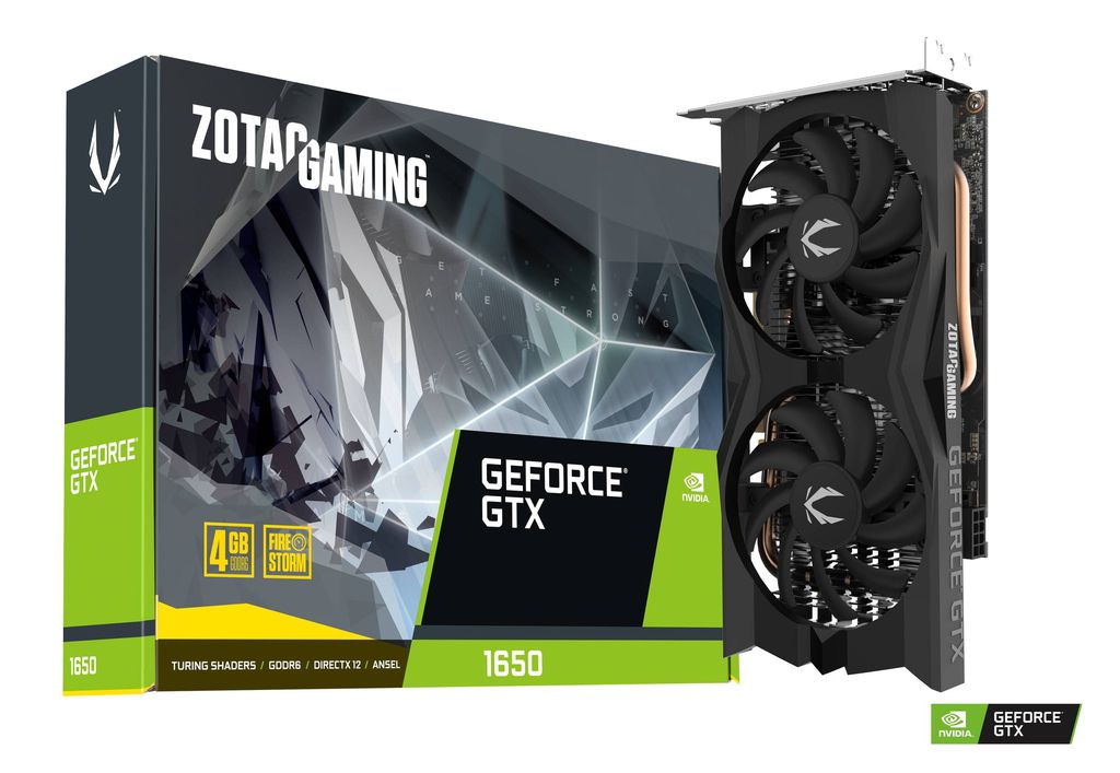 ZOTAC GAMING GeForce GTX 1650 4GB DisplayPort / HDMI, PCI-E