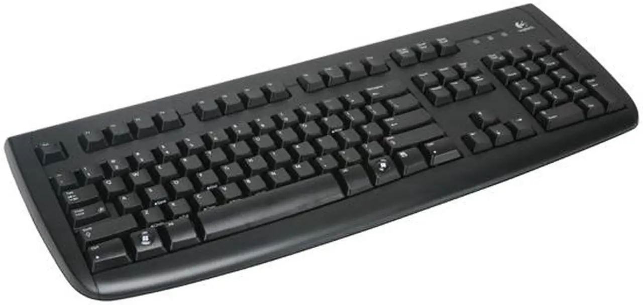 מקלדת Logitech® DELUXE 250 Keyboard eng/heb, black, USB