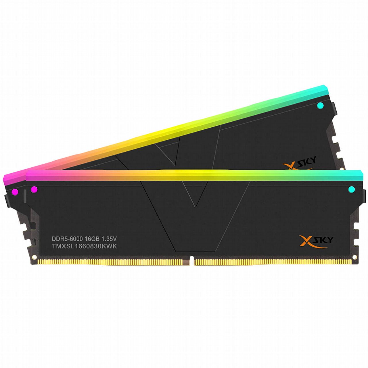 V-COLOR Manta XSky® Black RGB 32GB 2X16GB 6400MHZ DDR5 CL32