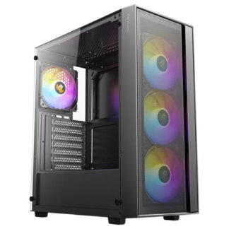 ANTEC AX65 ARGB ,Tool-free, NO PSU ,4x12cm ARGB Fan, 3USB2/3.0, Audio & speaker