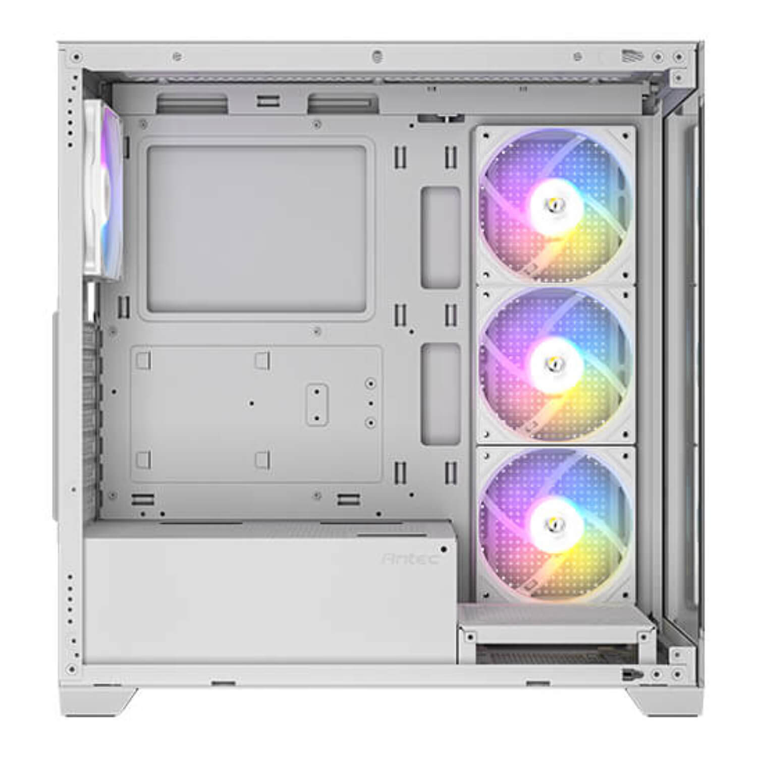 ANTEC CX300 ARGB WHITE ,Tool-free, NO PSU ,4x12cm ARGB , USB3.0+2USB2.0, Audio & speaker