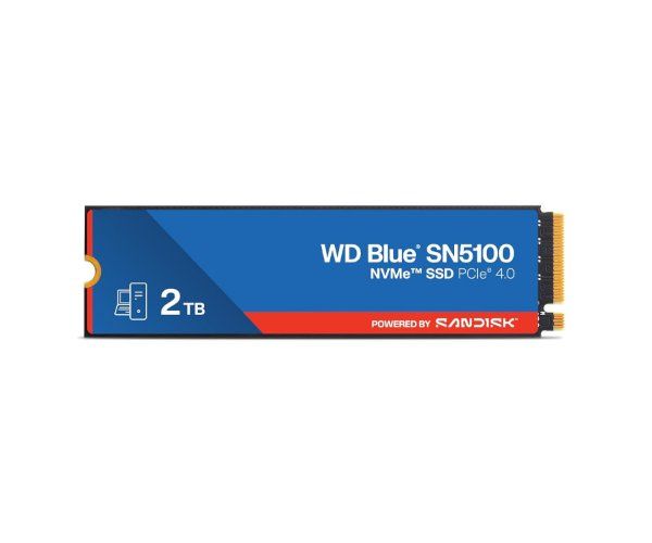 דיסק קשיח Western Digital® 2000GB NVME Blue SN5100 Gen4 x4 PCIe