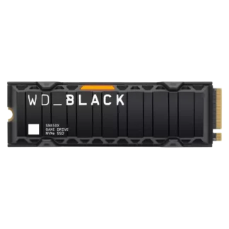 דיסק קשיח Western Digital® 1TB NVME Black SN850X R/W 7300/6300 MB/s Gen4 x4 PCIe with heatsink
