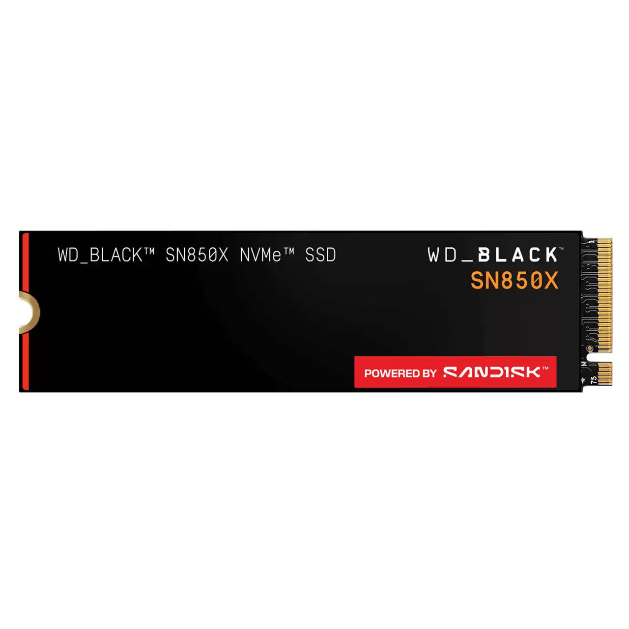 דיסק קשיח Western Digital® 8TB NVME Black SN850X R/W 7300/6300 MB/s Gen4 x4 PCIe