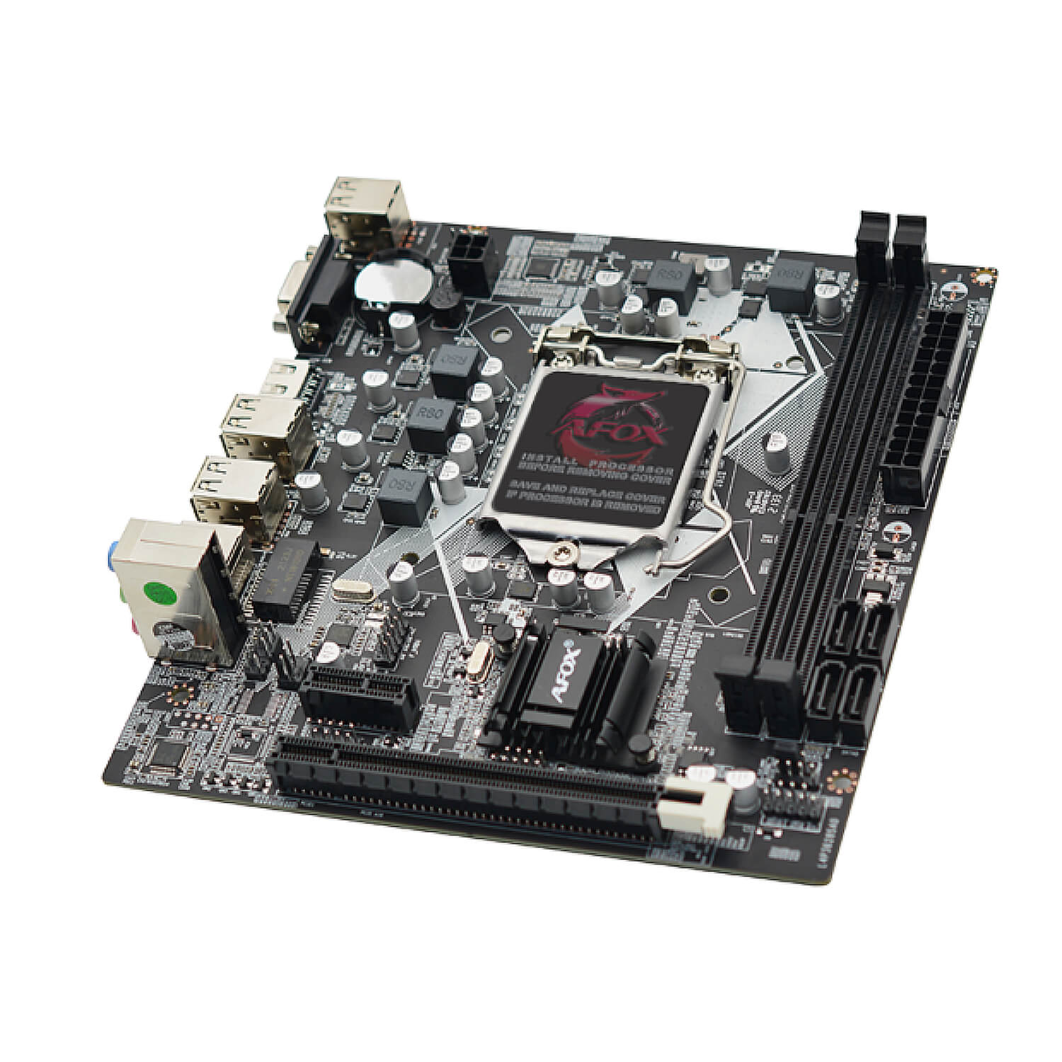 AFOX IB75-MA5 ,DualDDR3 1333 / 1600 ,8CH+LAN1000