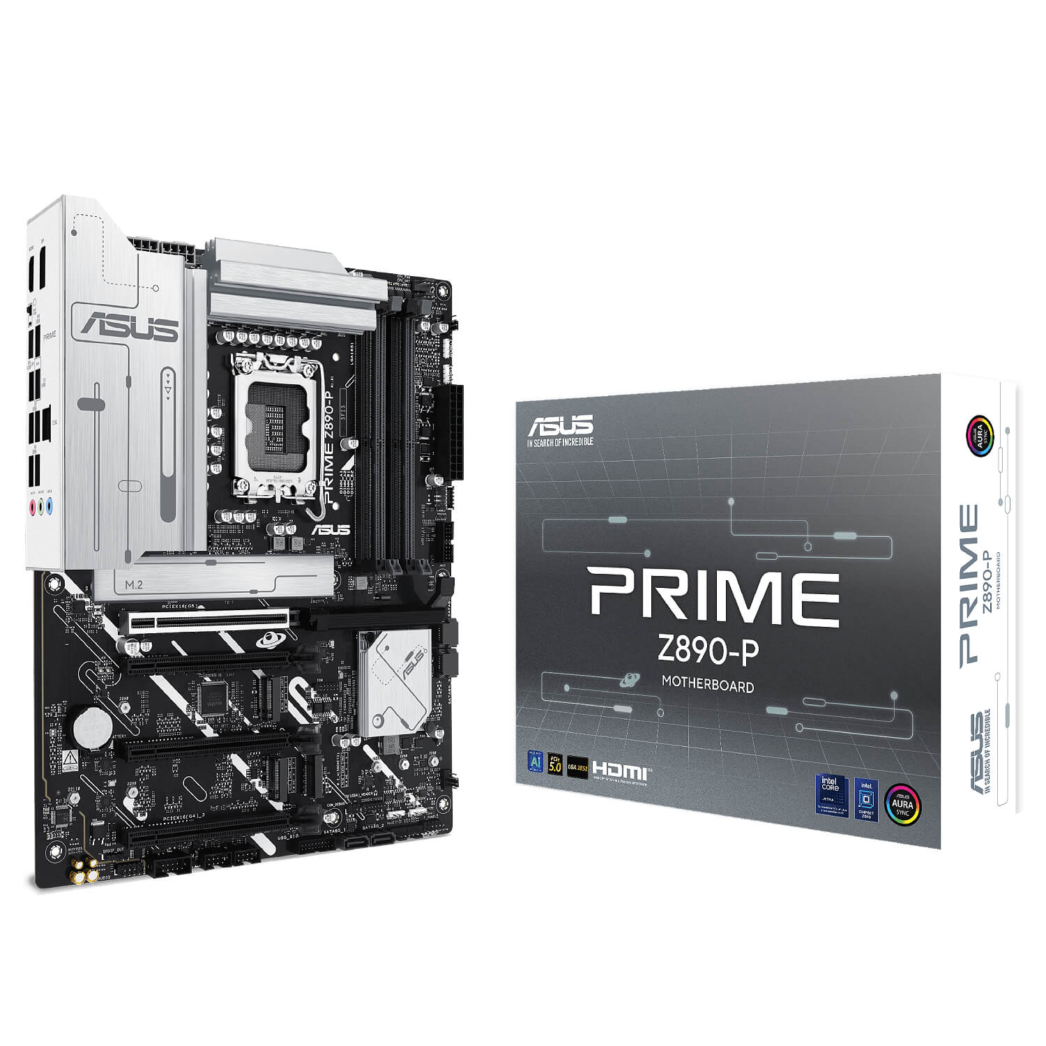 ASUS PRIME Z890-P , Core™ i3/i5/i7/i9, 4DualDDR5 6400MHZ ,2XPCI-E, 2.5GB LGA1851