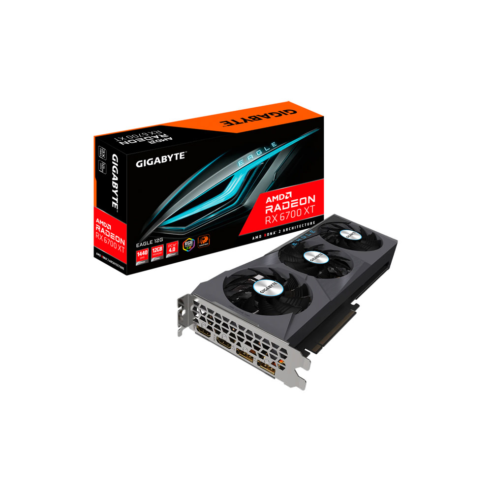 GIGABYTE GV-R67XTEAGLE-12GD 12GB 192Bit GDDR6 +DP +HDMI PCI-E