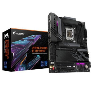 GIGABYTE Z890 AORUS ELITE WiFi7 , Core™ i3/i5/i7/i9, 4DualDDR5 6400MHZ ,2XPCI-E, 2.5GB LGA1851