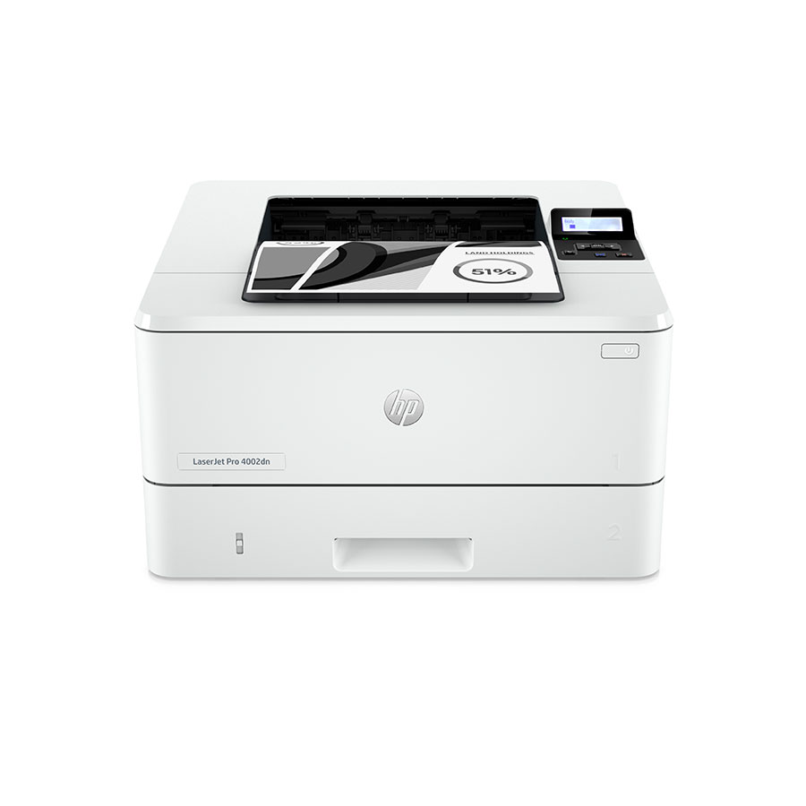 מדפסת לייזר +דופלקס HP LaserJet Pro 4002dn