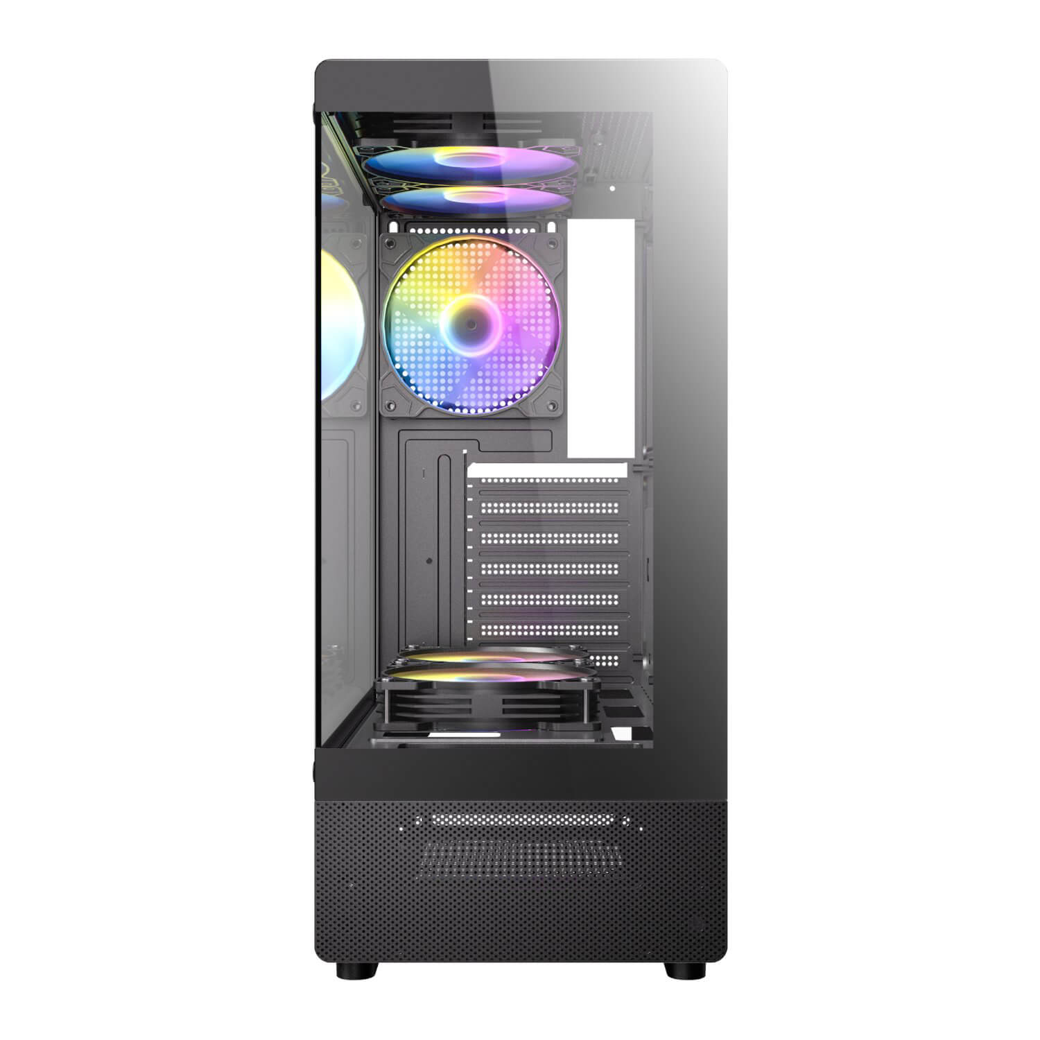 ANTEC VCX300 ARGB BLACK ,Tool-free, NO PSU ,5x12cm ARGB , USB3.0+2USB2.0, Audio & speaker
