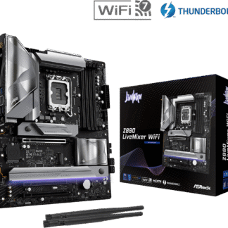 ASRock Z890 LiveMixer WiFi , Core™ Ultra 3/5/7/9, 2DualDDR5 6400MHZ ,2XPCI-E, 2.5GB LGA1851