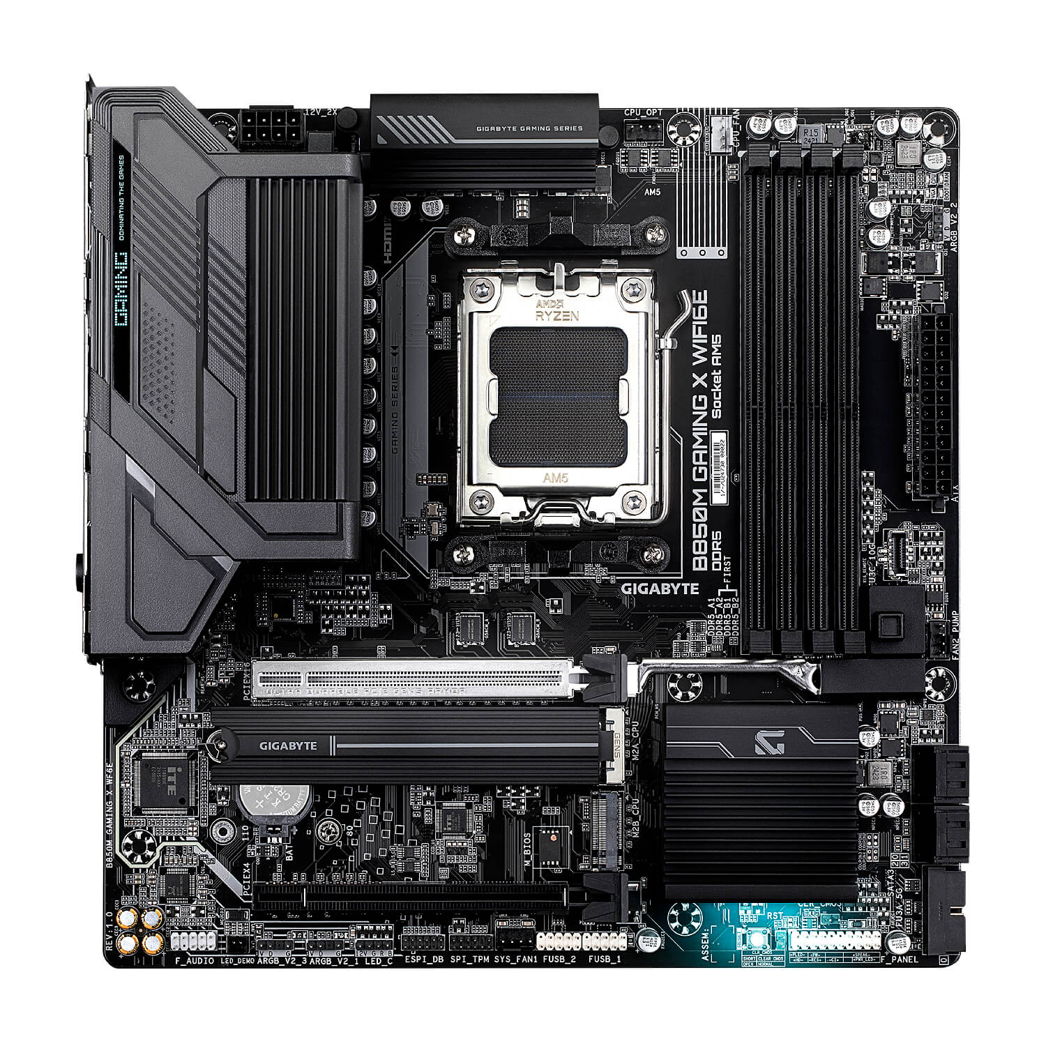 GIGABYTE B850M GAMING X WIFI6E DDR5 , AM5 ,PCI-E, DualDDR5 5200 +LAN2500 HDMI