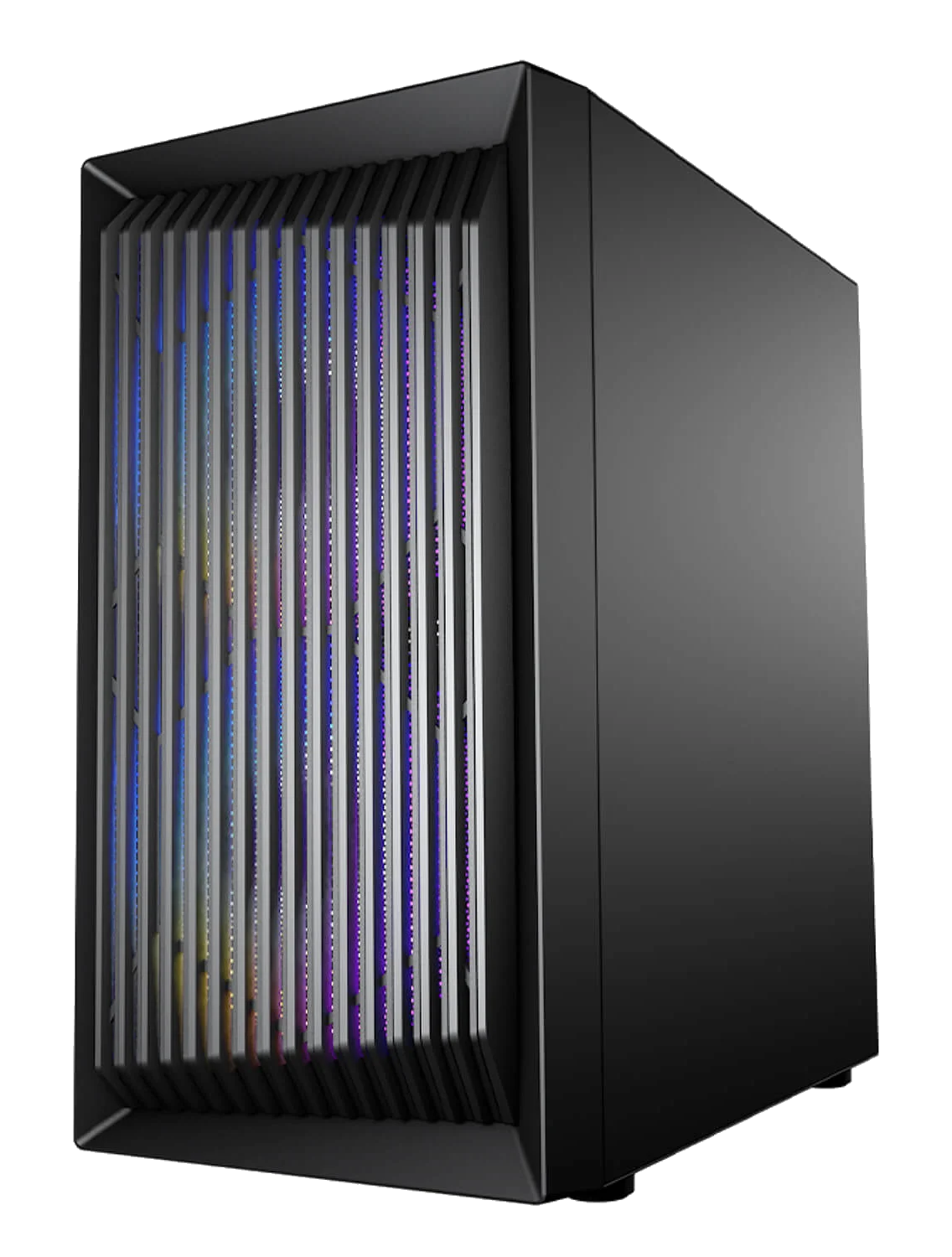 1StPlayer BS-2 ,Tool-free, NO PSU ,3x12cm ARGB Fan, 3USB2/2.0,HD Audio – תמונה 2