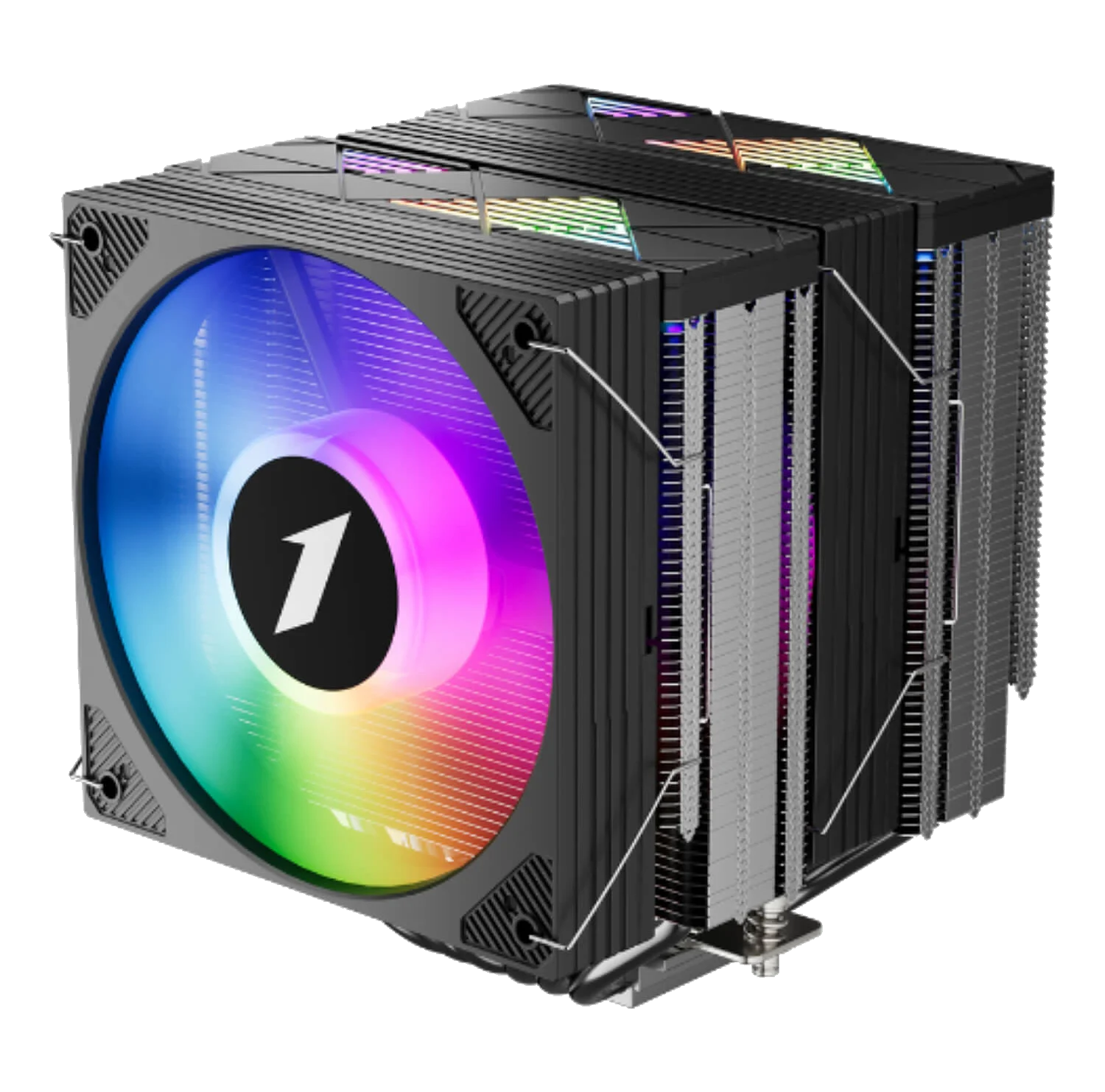 מאוורר למעבד 1StPlayer CRYO CY12LD RGB PWM Black – תמונה 2