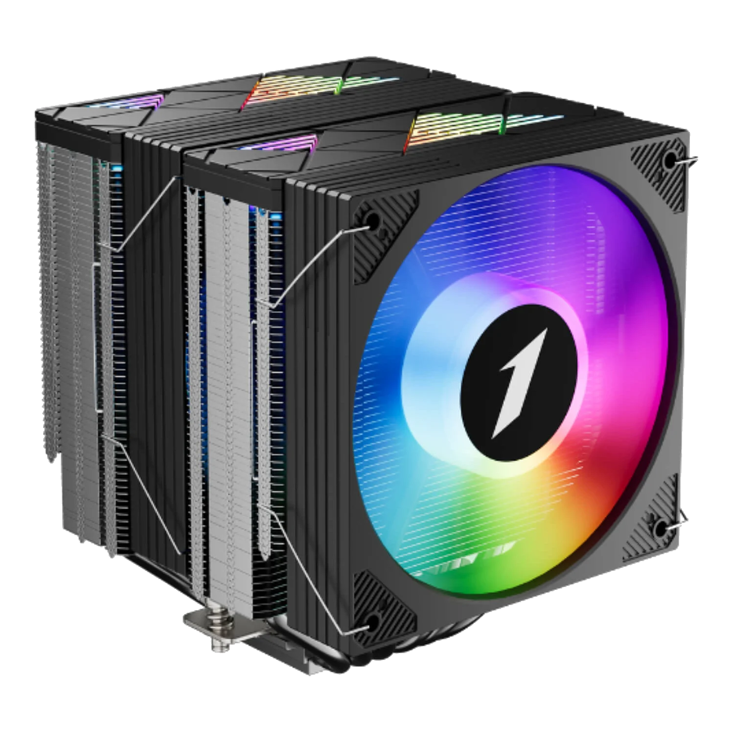 מאוורר למעבד 1StPlayer CRYO CY12LD RGB PWM Black – תמונה 4