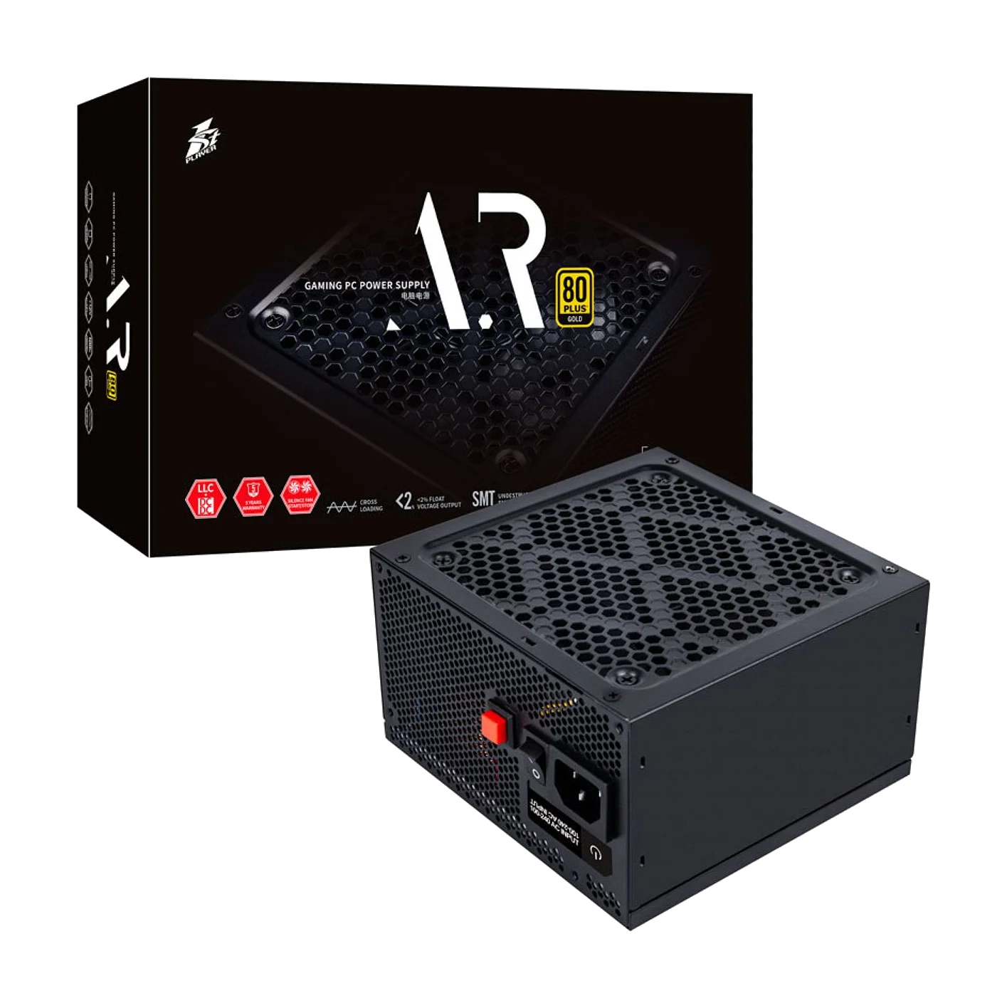 ספק כוח 1StPlayer ARMOUR™ 750W Power Supply ATX3.1 80+ Gold – תמונה 2