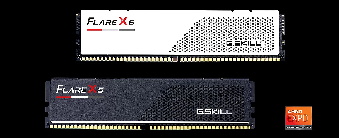 G.Skill Flareֲ® X5 KIT 32GB (2x16GB) DDR5 DRAM 6000MHz C30 – תמונה 4
