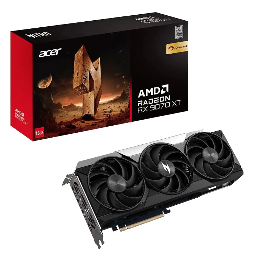 ACER Nitro OC RX 9070 XT OC 16GB 256Bit GDDR6 +3DP +HDMI PCI-E