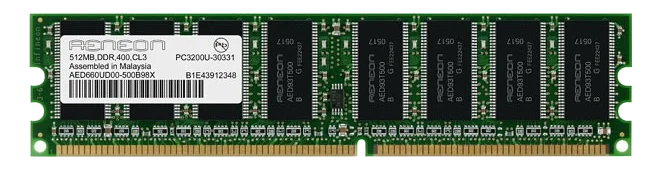 AENEON DDR 400MHZ 512MB CL3