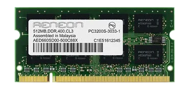 AENEON SODIMM DDR 333MHZ 512MB CL2.5