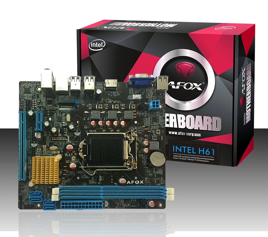 AFOX IH61-MA5,DualDDR3 1333 ,8CH+LAN1000