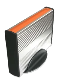מארז חיצוני AGESTAR 3.5 SATA USB 2.0&e-SATA Black Aluminium