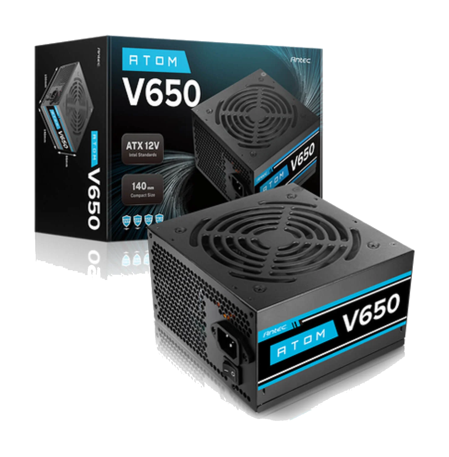 ספק כח ANTEC™ Power Supply ATOM V650 650W ,SATA