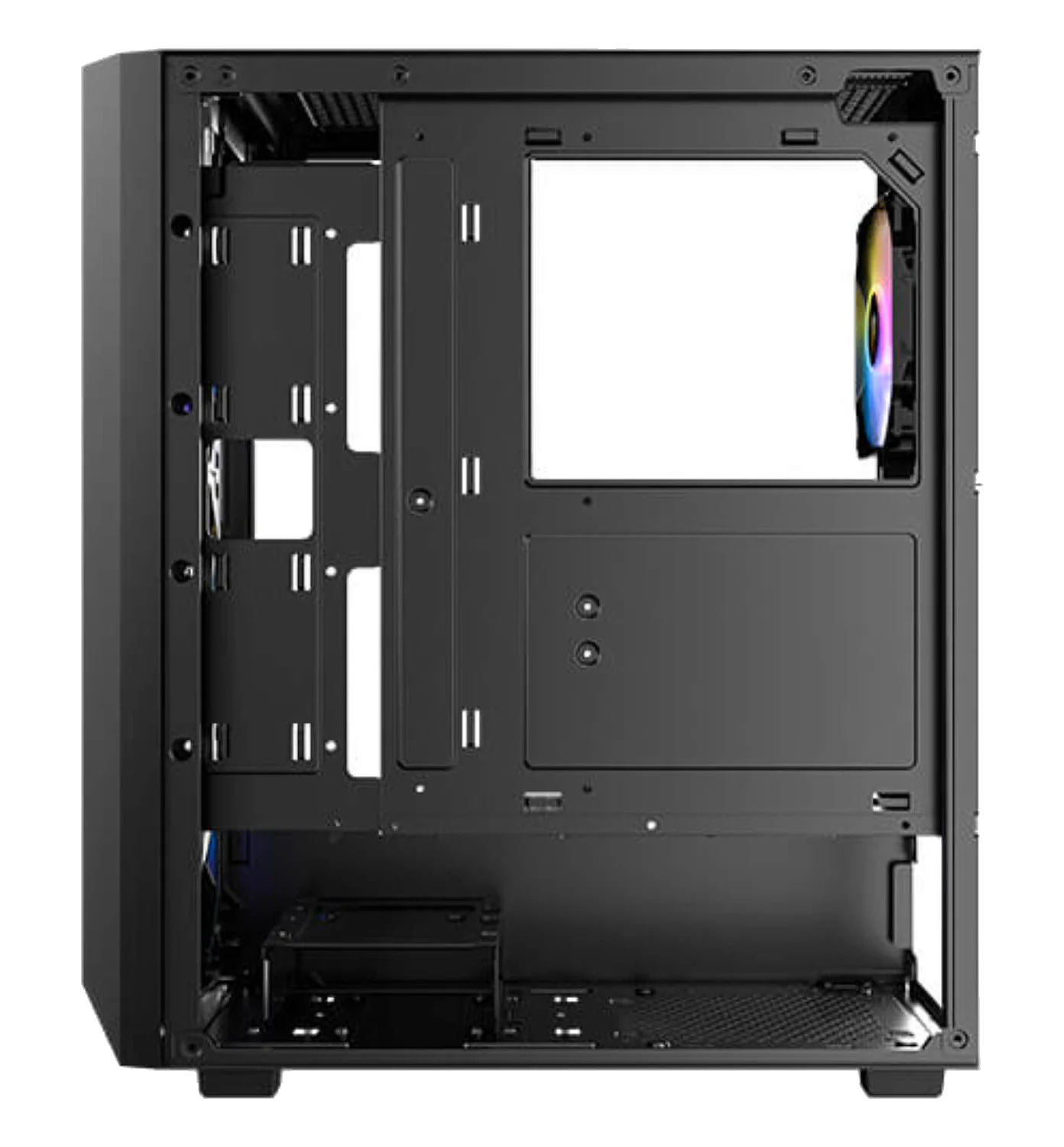 ANTEC AX67 ARGB ,Tool-free, NO PSU ,4x12cm ARGB Fan, 3USB2/3.0, Audio & speaker – תמונה 6