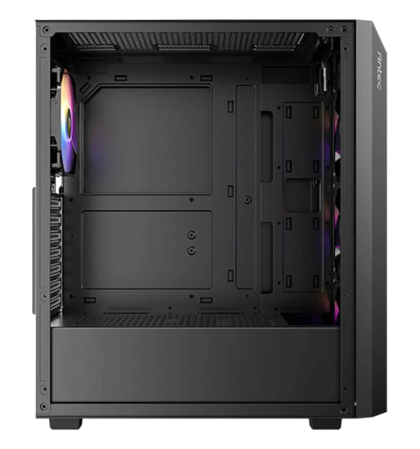 ANTEC AX67 ARGB ,Tool-free, NO PSU ,4x12cm ARGB Fan, 3USB2/3.0, Audio & speaker – תמונה 5