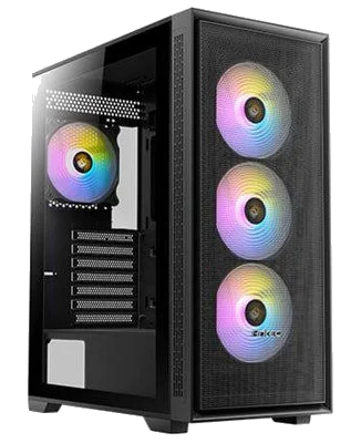 ANTEC AX81 ,Tool-free, NO PSU ,4x12cm ARGB Fan, 3USB2/3.0, Audio & speaker