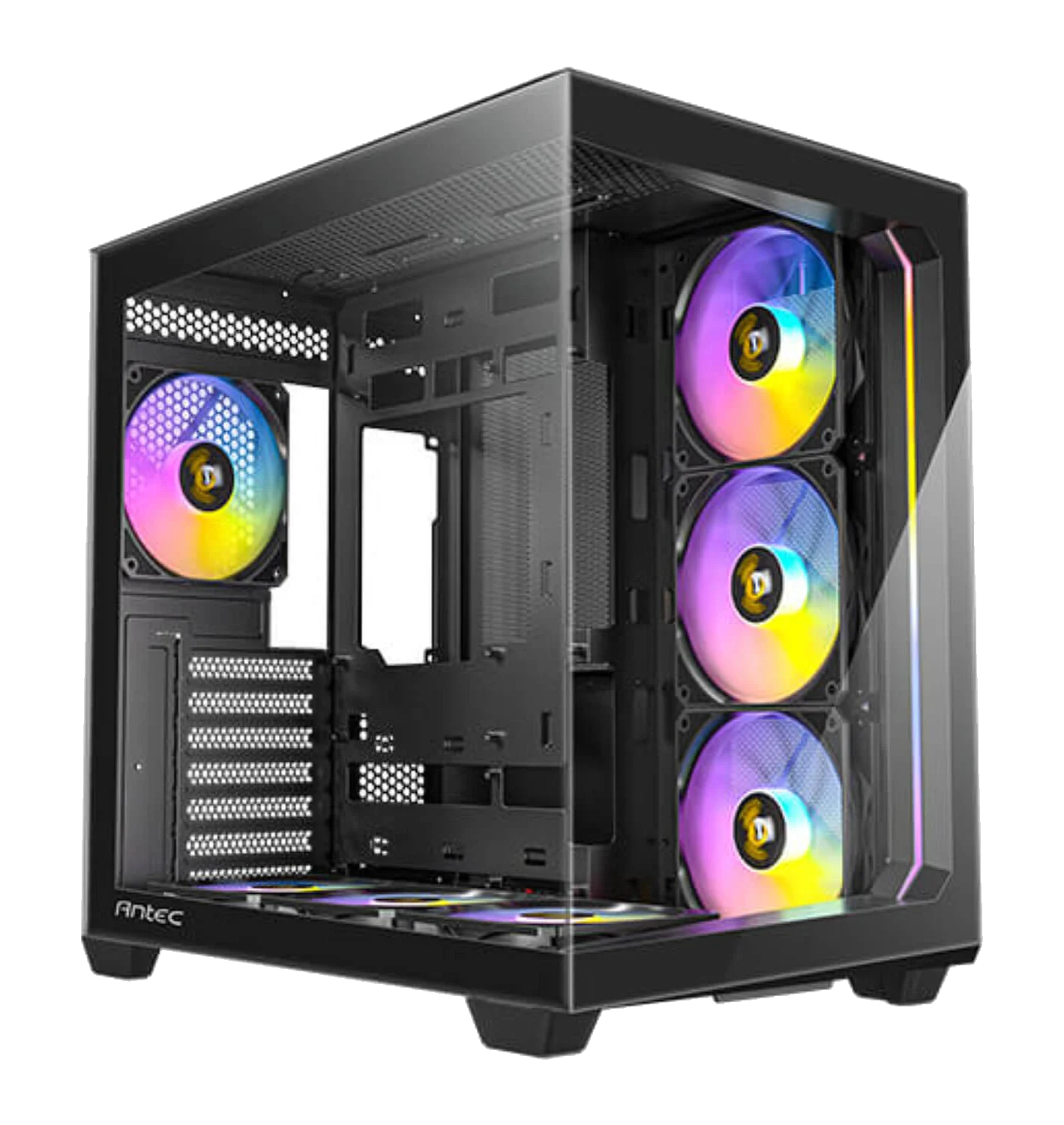 ANTEC C5 ARGB ,Tool-free, NO PSU ,7x12cm ARGB , 2USB3.0+TYPE C, Audio & speaker