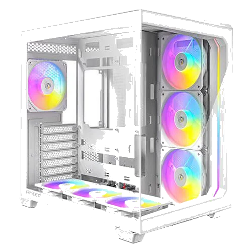ANTEC C5 WHITE ARGB ,Tool-free, NO PSU ,7x12cm ARGB , 2USB3.0+TYPE C, Audio & speaker