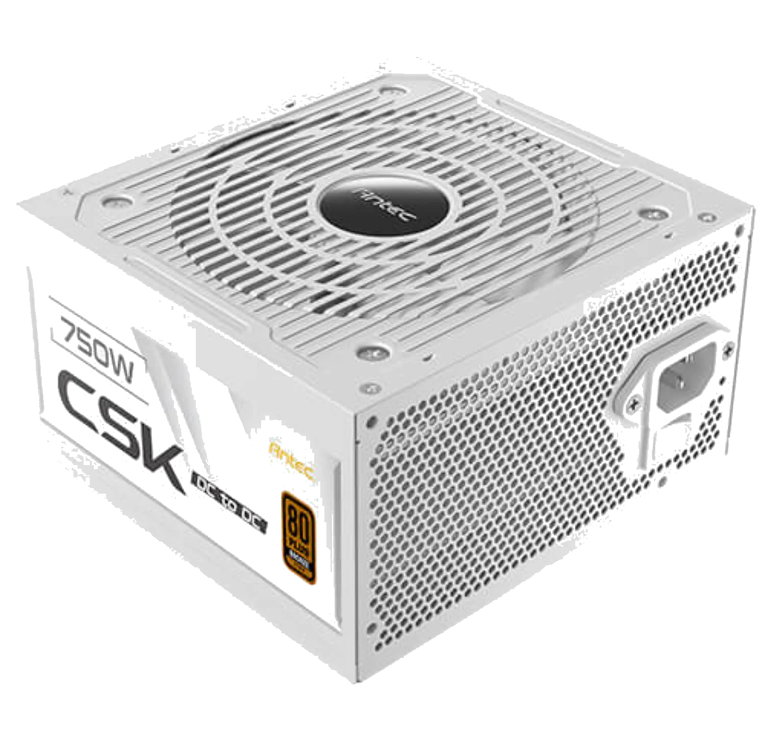 ספק כוח ANTEC™ Power Supply CSK 750DC 750W ACTIVE PFC ,Non-Modular , SATA White – תמונה 2