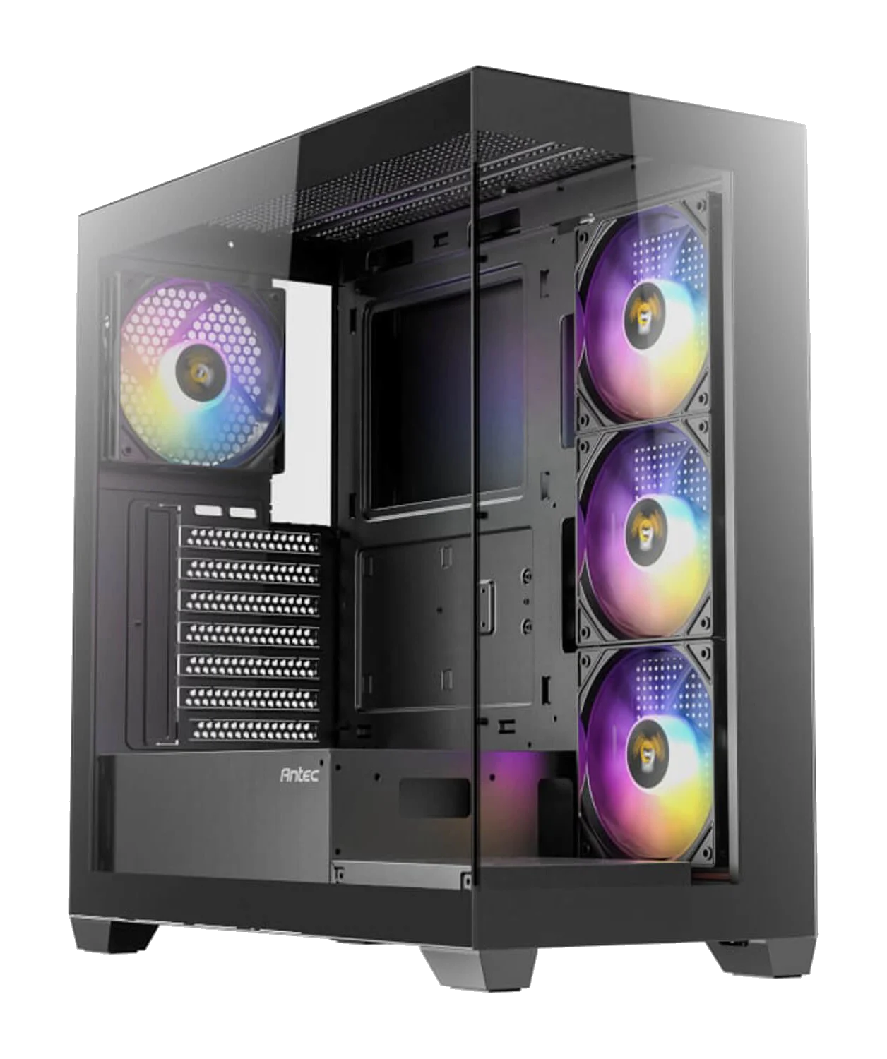 ANTEC CX300 ARGB BLACK ,Tool-free, NO PSU ,4x12cm ARGB , USB3.0+2USB2.0, Audio & speaker