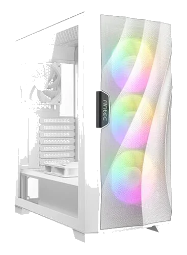 ANTEC DF700 FLUX WHITE ,Tool-free, NO PSU , 3X120mm Fan RGB +2X120mm Fan, USB2.0/3.0, Audio & speaker