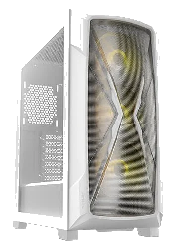 ANTEC DP505 White ,Tool-free, NO PSU , 3X120mm Fan ARGB, 3USB2/3.0, Audio & speaker