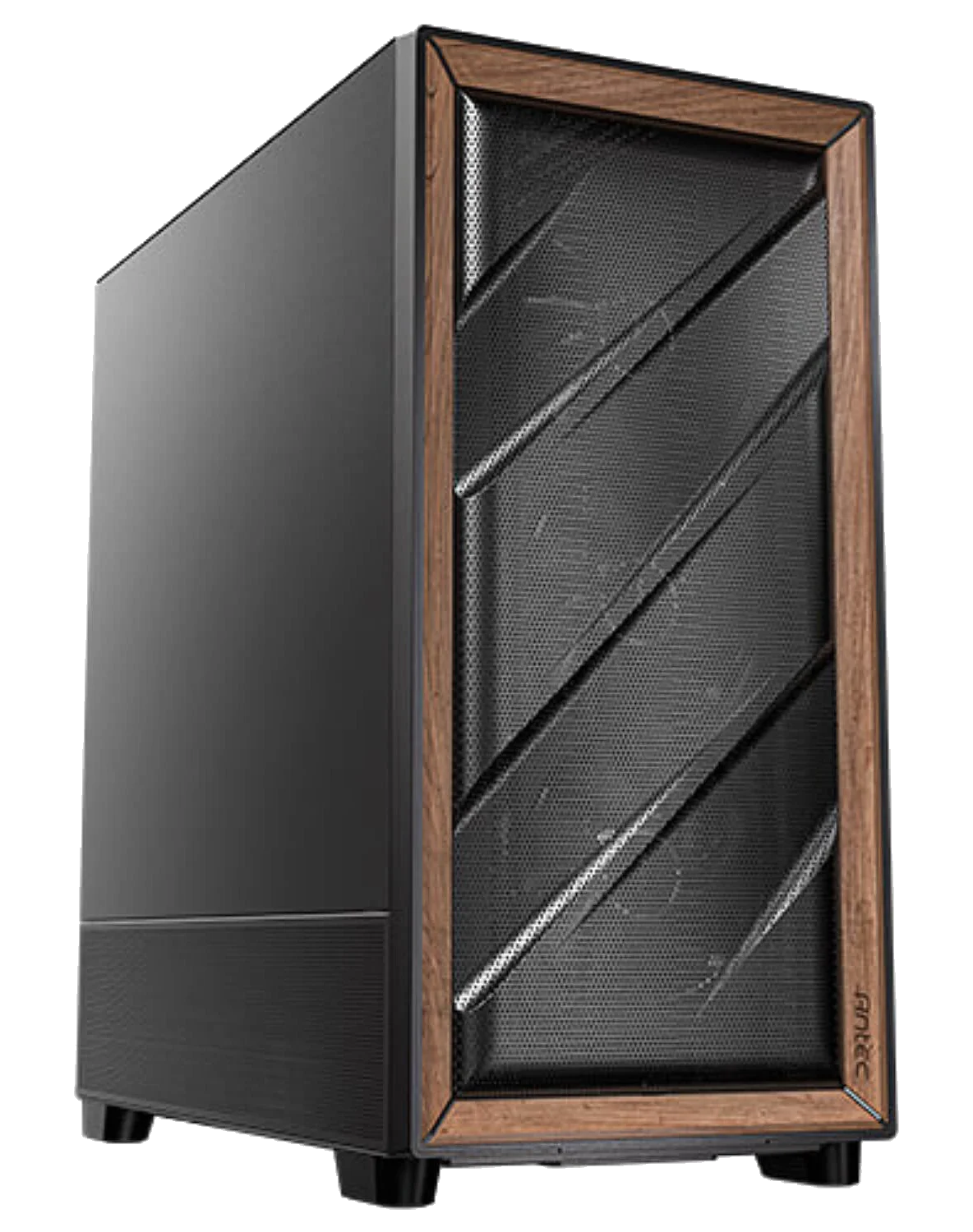 ANTEC FLUX SE BLACK ,Tool-free, NO PSU , 4X140mm +2X120mm Fan, 2USB3.0+USB3 Type-C , Audio & speaker