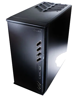 ANTEC MINI P180 BLACK ,Tool-free, NO PSU , 2X120mm Fan, USB2.0, Audio & speaker