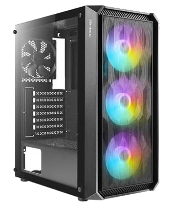ANTEC NX292 ,Tool-free, NO PSU ,3x12cm LED 1x120mm Fan, 3USB2/3.0, Audio & speaker