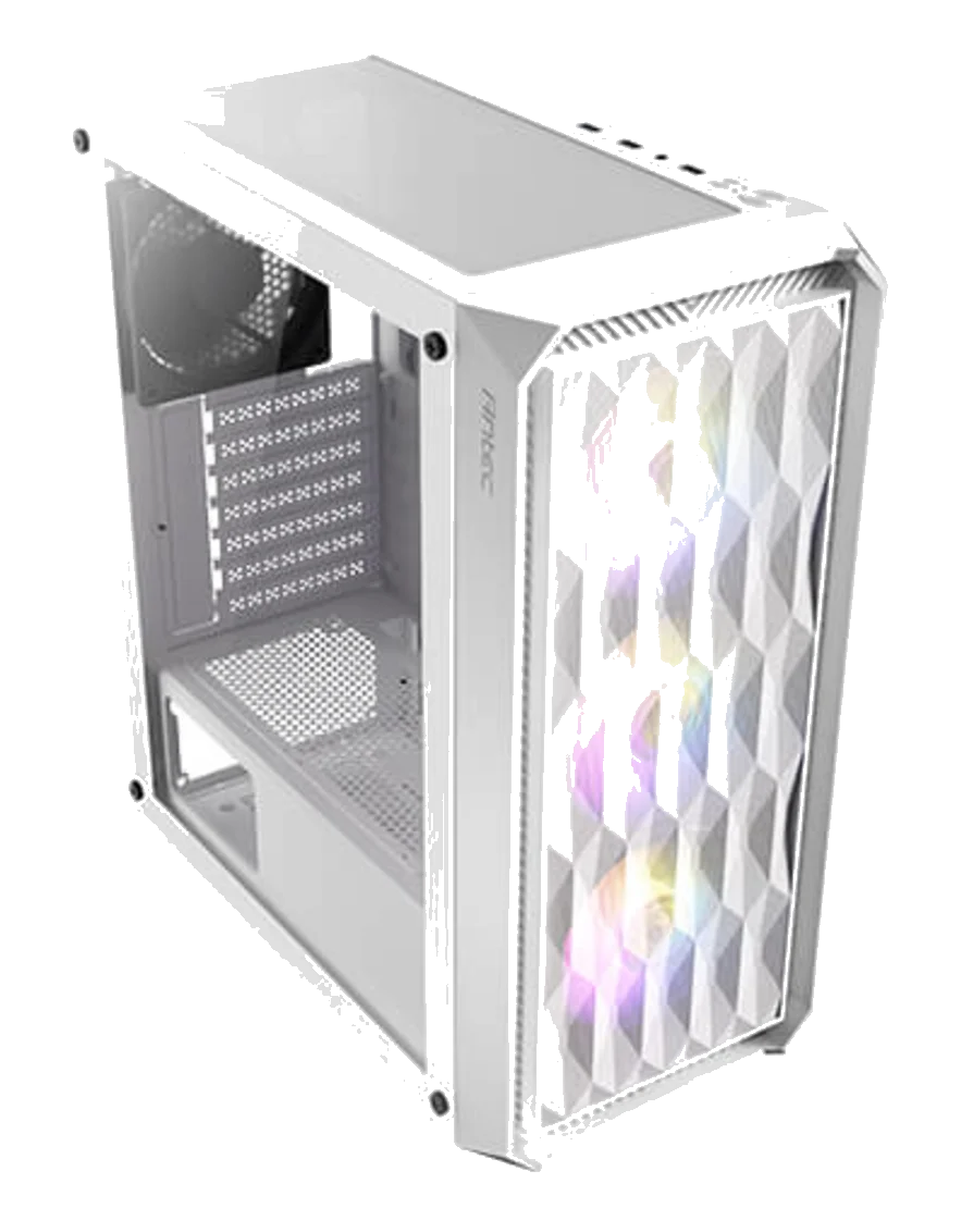 ANTEC NX292 WHITE ,Tool-free, NO PSU ,3x12cm LED 1x120mm RGB Fan, 3USB2/3.0, Audio & speaker