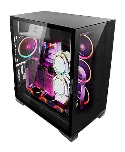 ANTEC P120 Crystal E-ATX BLACK ,Tool-free, NO PSU , 4X120mm Fan, USB2.0/3.0, Audio & speaker