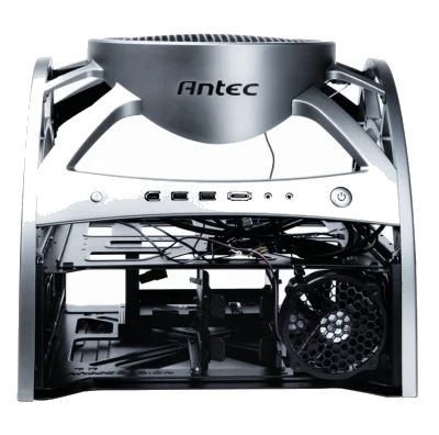 ANTEC Skeleton SILVER ,Tool-free, NO PSU , 2X120mm Fan, USB2.0, Audio