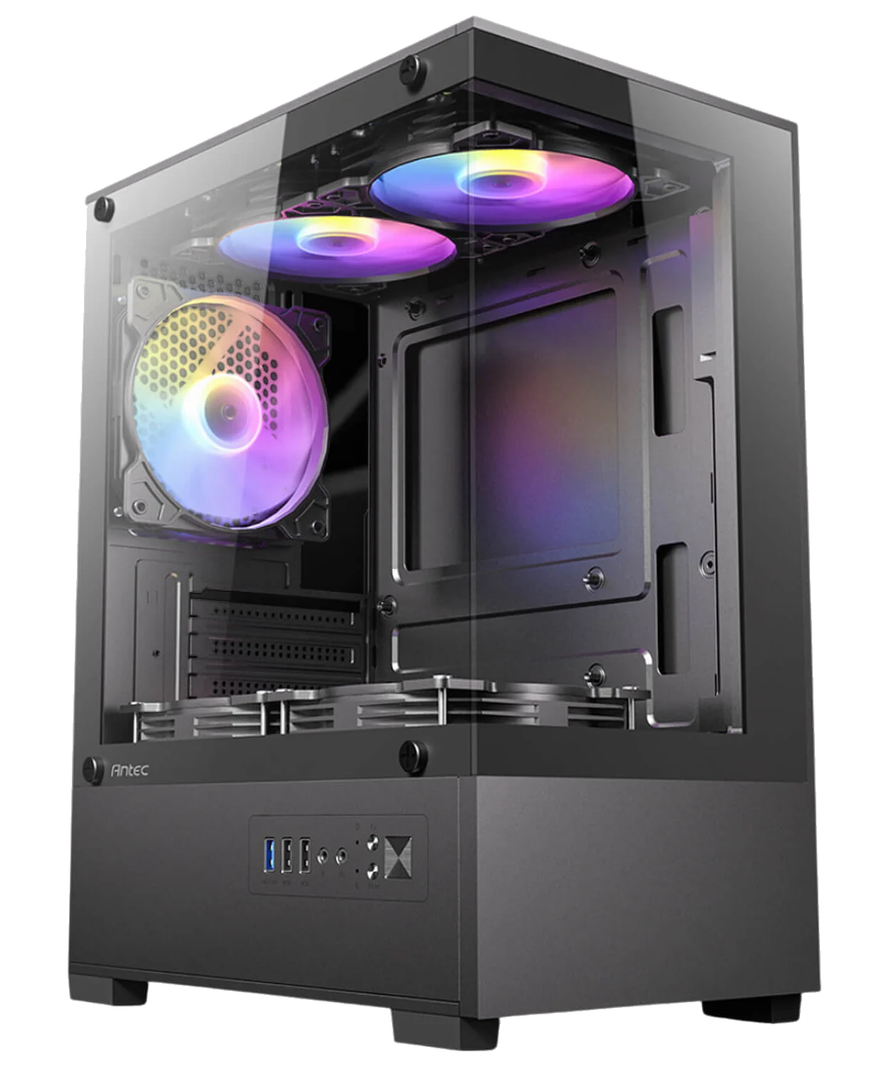 ANTEC VCX100M RGB ELITE Mini Tower 5X120MM Fixed RGB , 3USB3.0/2.0, Audio & speaker