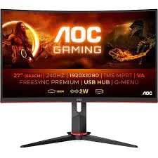 AOC GAMING C27G2ZU-BK VA "27 ,0.5MS ,240HZ ,SPK, HDMI