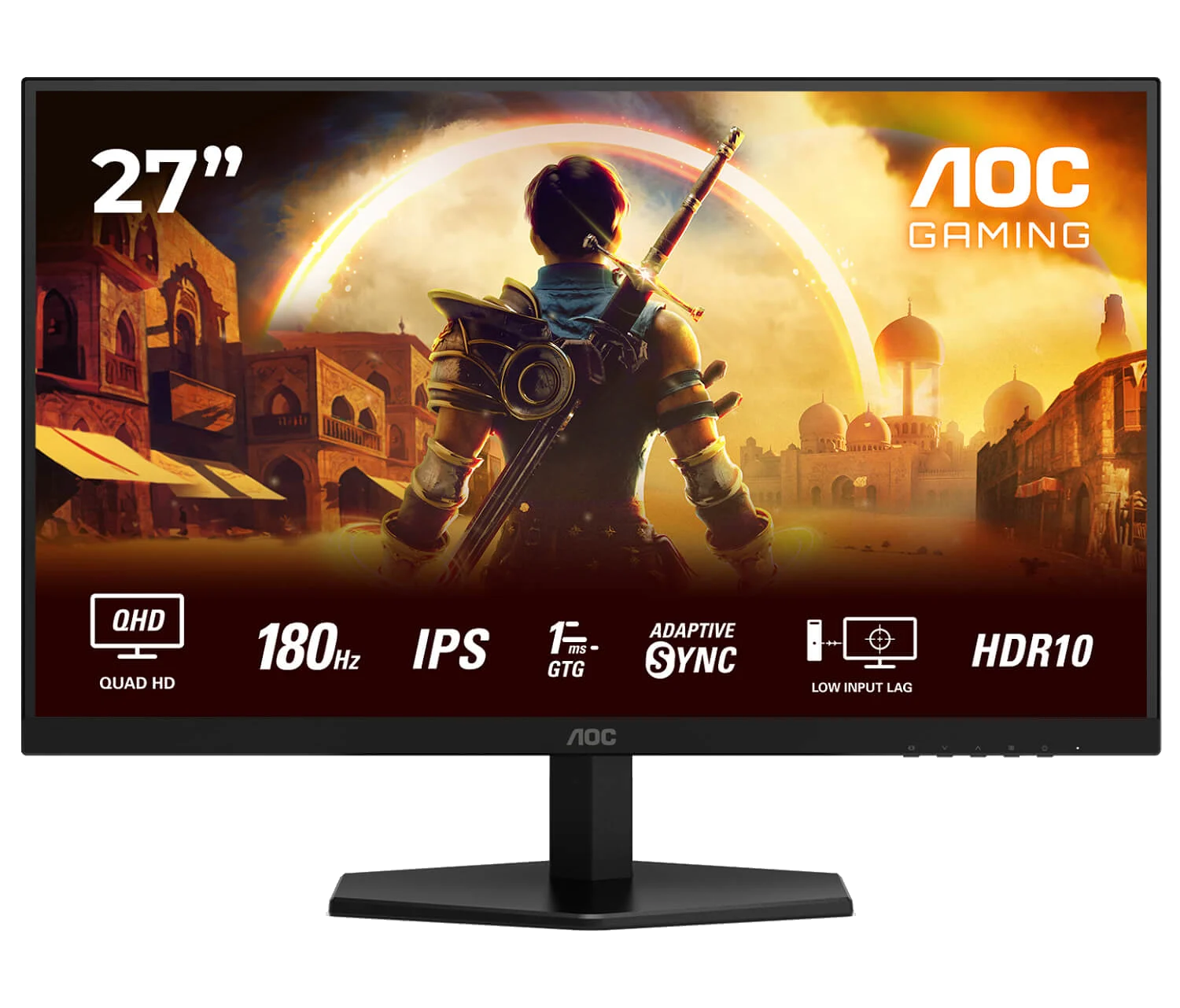 AOC GAMING Q27G42XE IPS QHD "27 ,0.5MS ,180HZ, HDMI