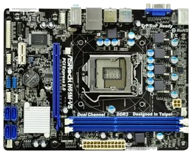 ASROCK H61M-VS,DualDDR3 1333 ,8CH+LAN1000
